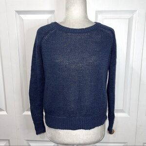 2/$25 360 Sweater Cable Knit Blue Sweater